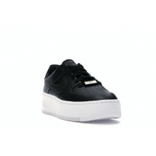 Женские кроссовки Nike Air Force 1 Sage Low Black White (W)