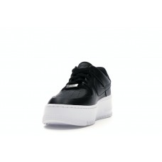 Женские кроссовки Nike Air Force 1 Sage Low Black White (W)