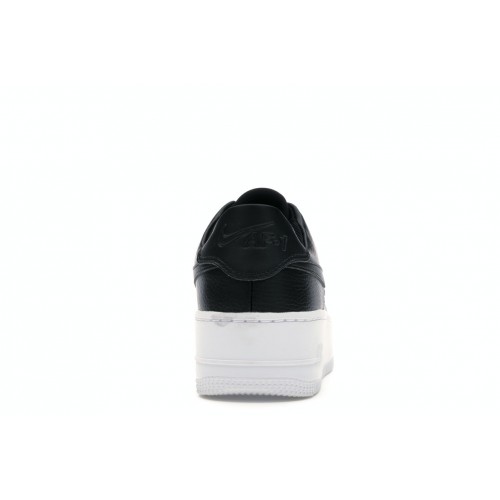 Кроссы Nike Air Force 1 Sage Low Black White (W) - женская сетка размеров