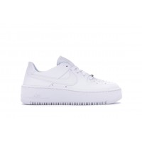 Женские кроссовки Nike Air Force 1 Sage Low Triple White (W)