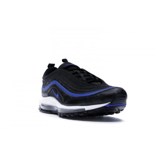 Кроссы Nike Air Max 97 Black Racer Blue - мужская сетка размеров