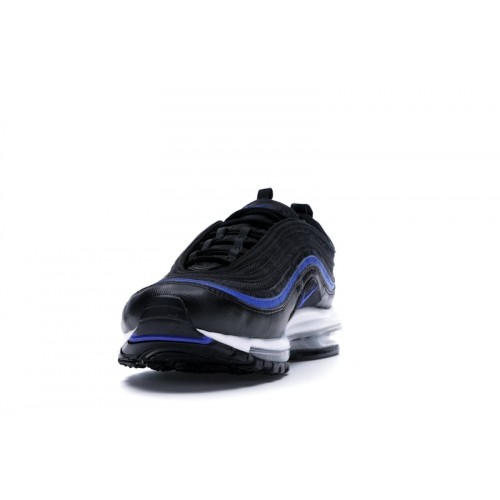 Кроссы Nike Air Max 97 Black Racer Blue - мужская сетка размеров