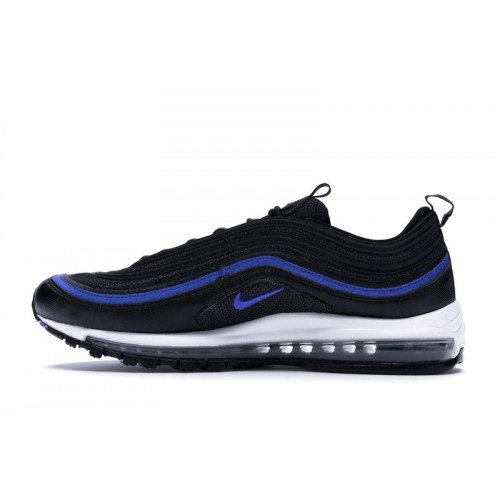 Кроссы Nike Air Max 97 Black Racer Blue - мужская сетка размеров