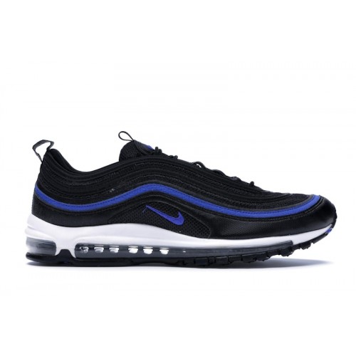 Кроссы Nike Air Max 97 Black Racer Blue - мужская сетка размеров