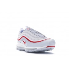 Nike Air Max 97 White Pure Platinum University Red