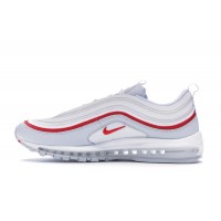 Nike Air Max 97 White Pure Platinum University Red