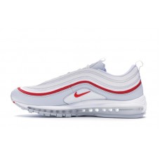 Nike Air Max 97 White Pure Platinum University Red