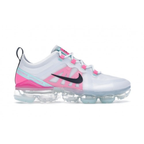 Кроссы Nike Air VaporMax 2019 Grey Pink (W) - женская сетка размеров