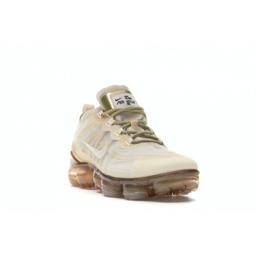 Кроссы Nike Air VaporMax 2019 Cream Light Bone (W) - женская сетка размеров