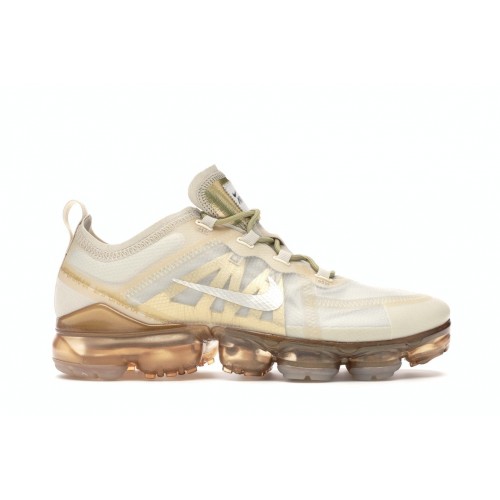 Кроссы Nike Air VaporMax 2019 Cream Light Bone (W) - женская сетка размеров