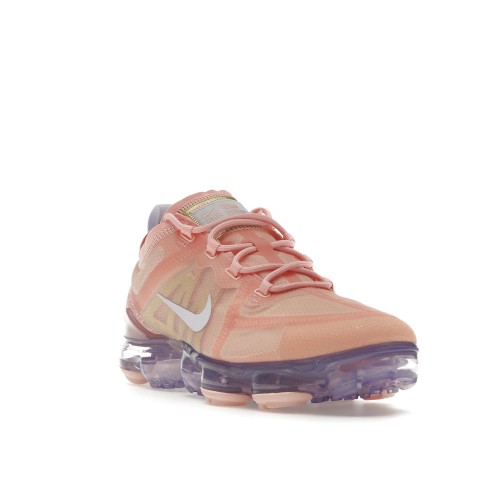 Кроссы Nike Air VaporMax 2019 Bleached Coral (W) - женская сетка размеров