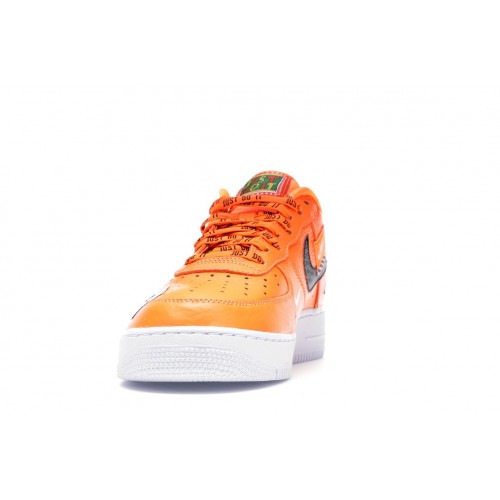 Кроссы Nike Air Force 1 Low Just Do It Pack Total Orange - мужская сетка размеров