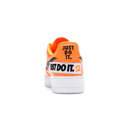 Кроссы Nike Air Force 1 Low Just Do It Pack Total Orange - мужская сетка размеров