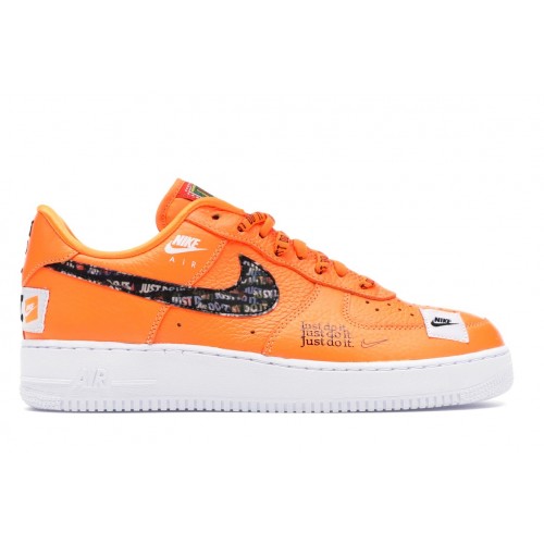 Кроссы Nike Air Force 1 Low Just Do It Pack Total Orange - мужская сетка размеров