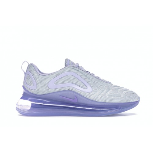 Кроссы Nike Air Max 720 Pure Platinum Oxygen Purple (W) - женская сетка размеров