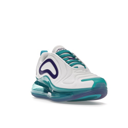 Кроссы Nike Air Max 720 White Spirit Teal Court Purple (W) - женская сетка размеров