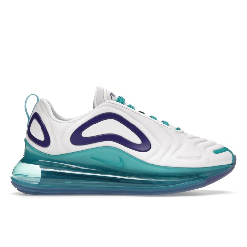 Кроссы Nike Air Max 720 White Spirit Teal Court Purple (W) - женская сетка размеров