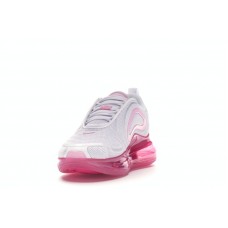 Женские Nike Air Max 720 White Pink Rise Laser Fuchsia (W)