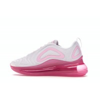 Женские Nike Air Max 720 White Pink Rise Laser Fuchsia (W)