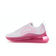 Женские Nike Air Max 720 White Pink Rise Laser Fuchsia (W)