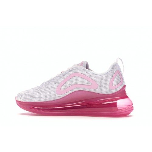 Кроссы Nike Air Max 720 White Pink Rise Laser Fuchsia (W) - женская сетка размеров