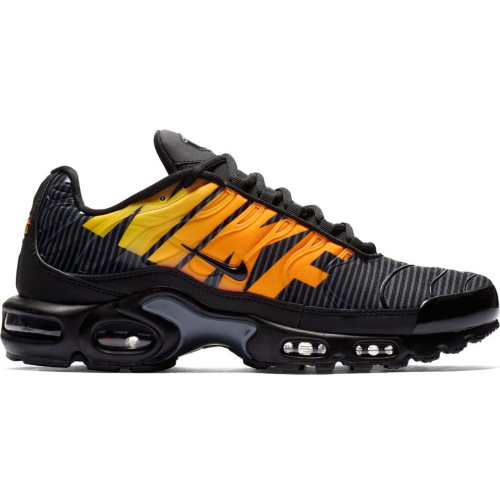 Кроссы Nike Air Max Plus Mercurial Black Orange - мужская сетка размеров