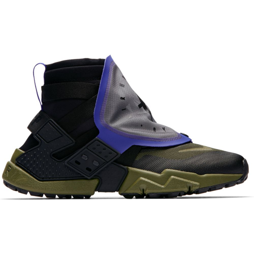 Кроссы Nike Air Huarache Gripp Black Olive Canvas - мужская сетка размеров