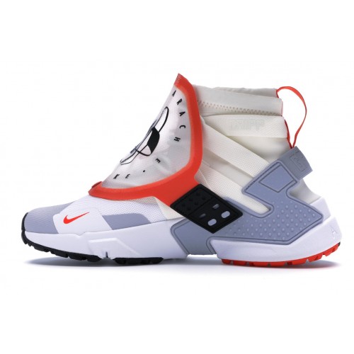 Кроссы Nike Air Huarache Gripp Sail Team Orange - мужская сетка размеров