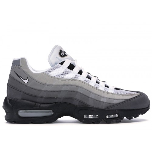 Кроссы Nike Air Max 95 OG Black Anthracite - мужская сетка размеров