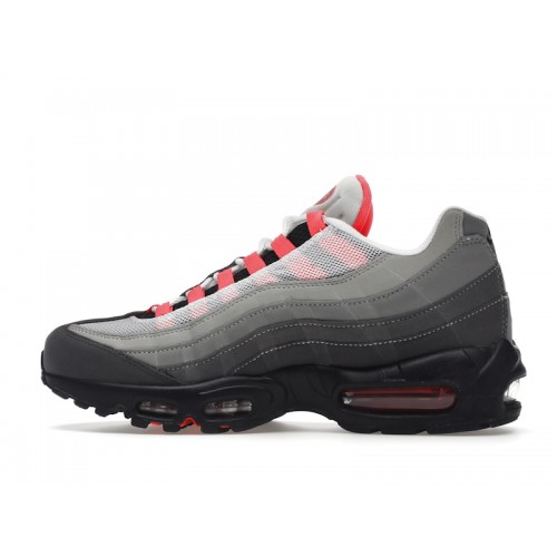 Кроссы Nike Air Max 95 OG Solar Red (2018) - мужская сетка размеров