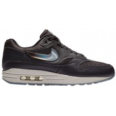 Женские кроссовки Nike Air Max 1 Oil Grey Obsidian Mist (W)