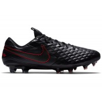 Nike Tiempo Legend 8 Elite FG Black Chile Red