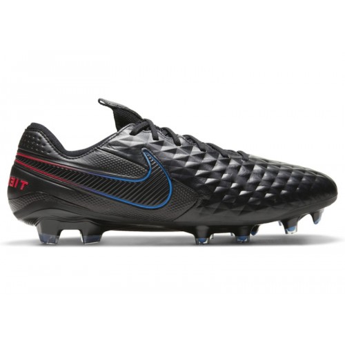 Nike Tiempo Legend 8 Elite FG Black Siren Red Photo Blue - мужская сетка размеров