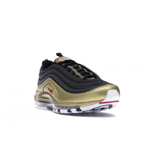 Кроссы Nike Air Max 97 Black Metallic Gold - мужская сетка размеров