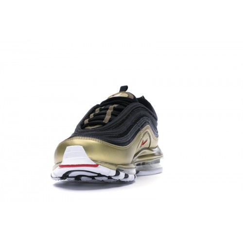 Кроссы Nike Air Max 97 Black Metallic Gold - мужская сетка размеров