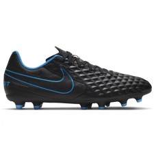 Nike Tiempo Legend 8 Club FG MG Black Light Photo Blue