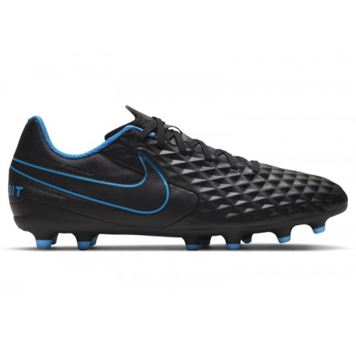 Nike Tiempo Legend 8 Club FG MG Black Light Photo Blue - мужская сетка размеров