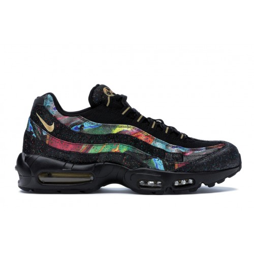 Кроссы Nike Air Max 95 Galaxy Splatter - мужская сетка размеров