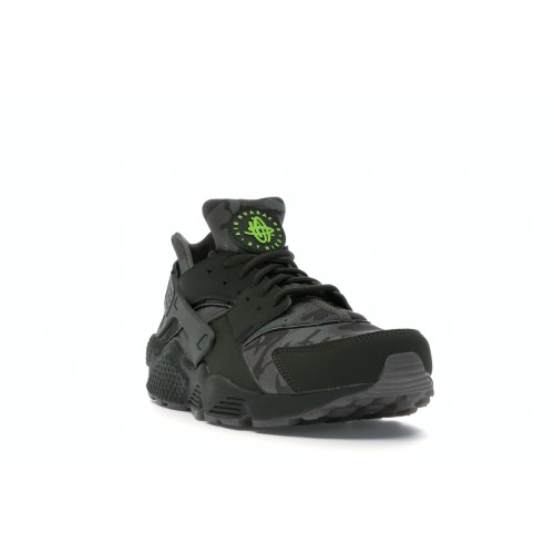 Кроссы Nike Air Huarache Run Camo Green - мужская сетка размеров
