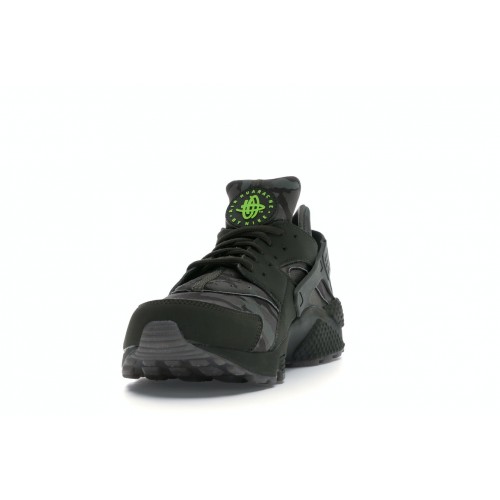 Кроссы Nike Air Huarache Run Camo Green - мужская сетка размеров