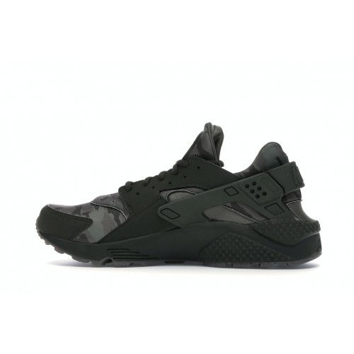 Кроссы Nike Air Huarache Run Camo Green - мужская сетка размеров