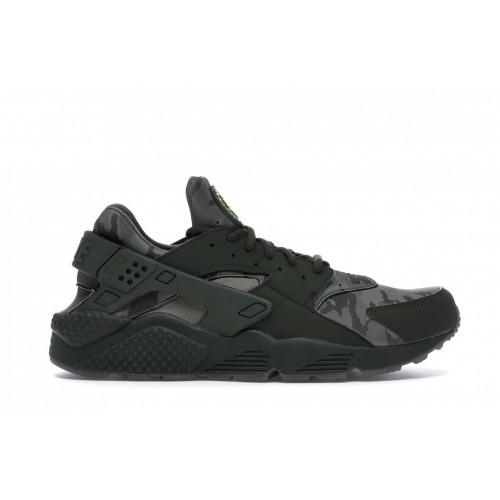 Кроссы Nike Air Huarache Run Camo Green - мужская сетка размеров