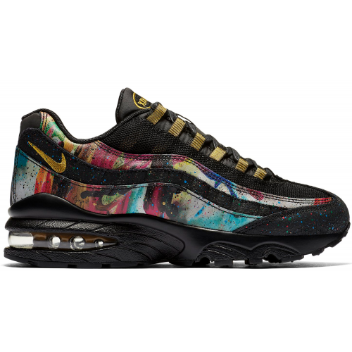 Кроссы Nike Air Max 95 Caribana (GS) - подростковая сетка размеров