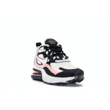 Женские Nike Air Max 270 React Black White Bleached Coral (W)