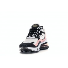 Женские Nike Air Max 270 React Black White Bleached Coral (W)