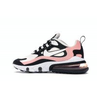 Женские Nike Air Max 270 React Black White Bleached Coral (W)