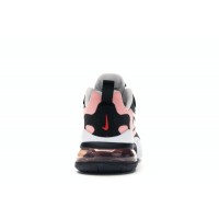 Женские Nike Air Max 270 React Black White Bleached Coral (W)