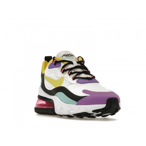 Nike Wmns Air Max 270 React Bright Violet - женская сетка размеров