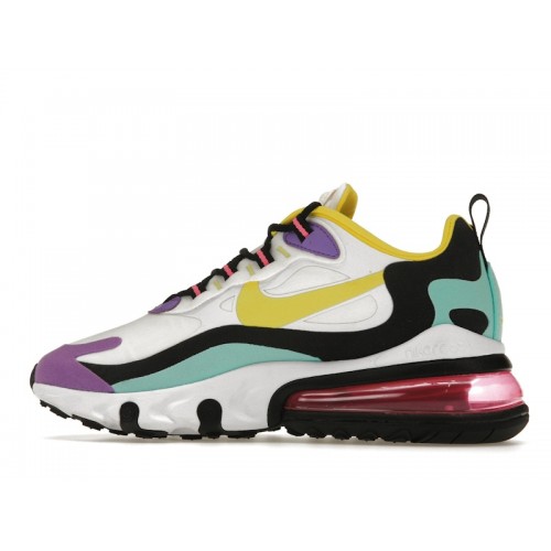 Nike Wmns Air Max 270 React Bright Violet - женская сетка размеров