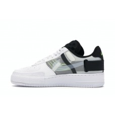 Кроссовки Nike Air Force 1 Type White Black Volt